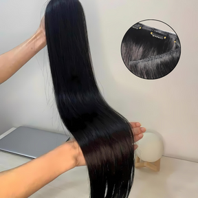 Extensión de cabello de fibra orgánica