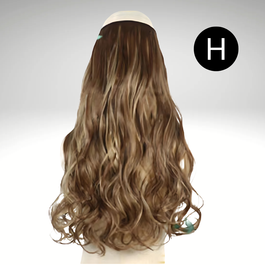 Extensões de cabelo halo